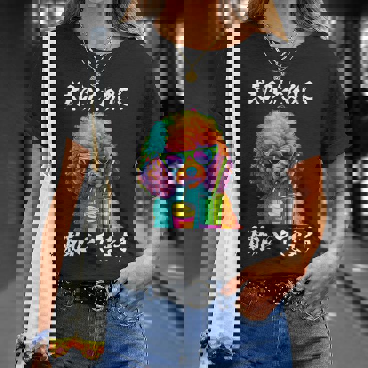 面白いtシャツ トイプードル イヌ わんこ メンズ 犬好き グッズ おもしろ 面白い 服 ネタ わんこ 長袖tシャツ Tシャツ 彼女への贈り物