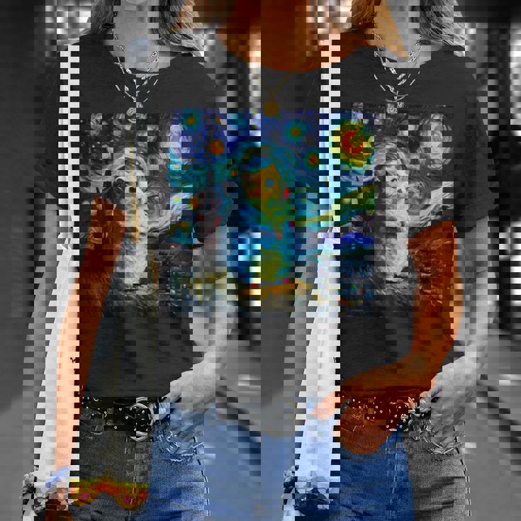 面白いtシャツ ハムスター かわいい ゴッホ 星月夜 動物 メンズ グッズ 面白い 服 ネタ 子供 キッズ Tシャツ 彼女への贈り物