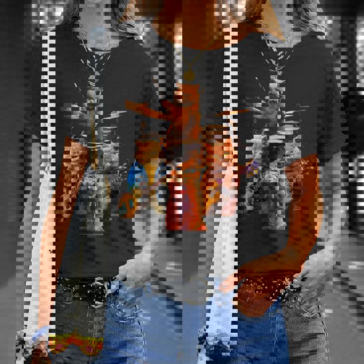 面白いtシャツ 猫 ネコ ギター バンド メンズ 猫好き グッズ おもしろ 面白い 服 ネタ にゃんこ Tシャツ 彼女への贈り物