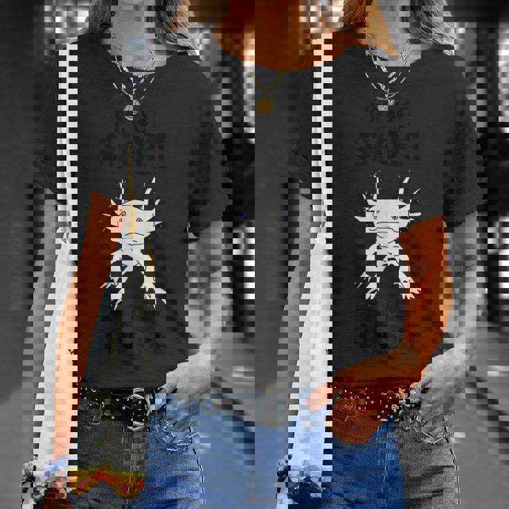 面白いウーパールートル、短くはない、楽しいサイズだよ Tシャツ 彼女への贈り物