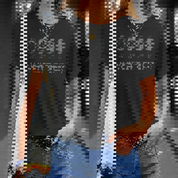 面白い写真、レンズカメラ愛好家 写真家 Tシャツ 彼女への贈り物