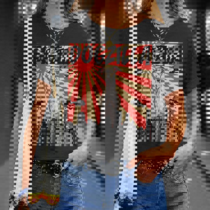 面白い犬 ウィペット Tシャツ 彼女への贈り物