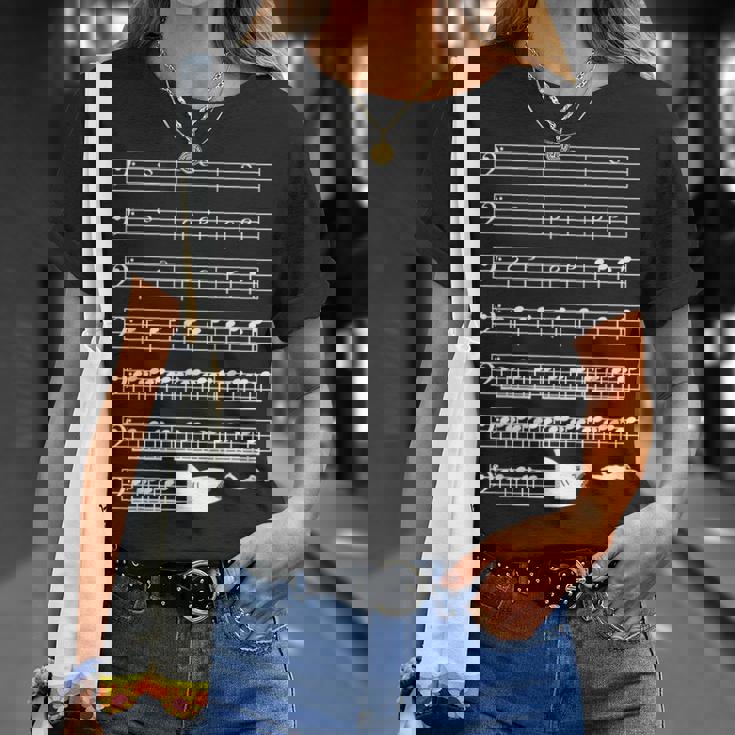 音楽好き サメ 鮫 バス記号 メロディー フレーズ ミュージシャン 音楽ファン 映画ファン おもしろ デザイン Tシャツ 彼女への贈り物