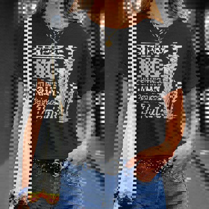 食虫植物 ピッチャー サラセニア 食虫性フライトラップ。 Tシャツ 彼女への贈り物