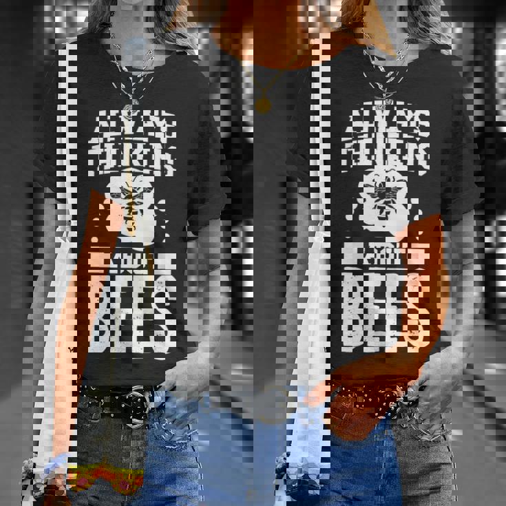 養蜂 養蜂服 メンズ 蜂を考える 長袖tシャツ Tシャツ 彼女への贈り物