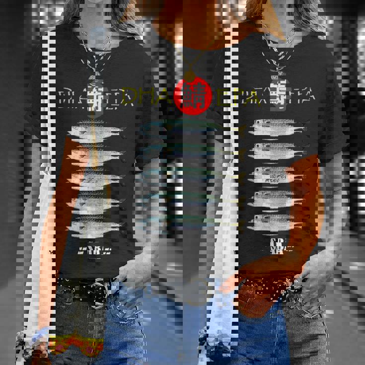 鯖 サバ さば 魚 面白い 個性的 魚釣り 青魚 おしゃれ Tシャツ 彼女への贈り物