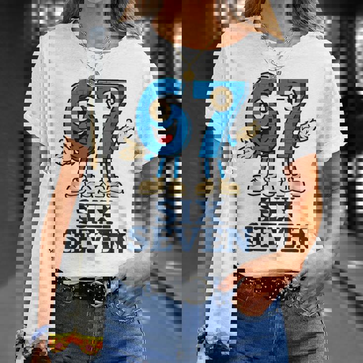 67 シックスセブン 6-7 Gen Alpha イタリアンブレインロットゲームミーム Tシャツ 彼女への贈り物