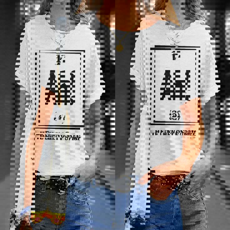 Ah The Element Ofurprise Periodic Table Tシャツ 彼女への贈り物