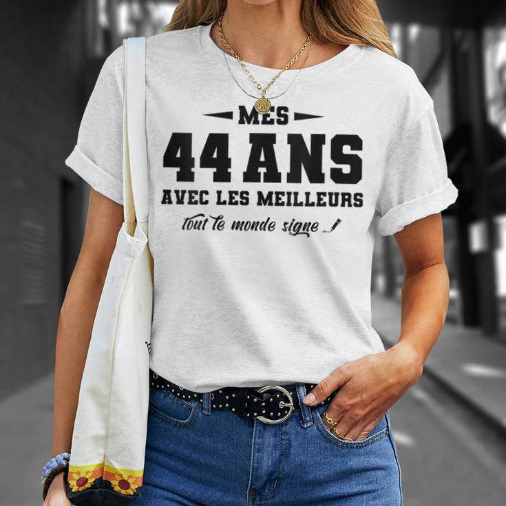 Àigner Anniversaire 44 Ans Cadeau Anniv 44 Ans T-Shirt Cadeaux pour elle