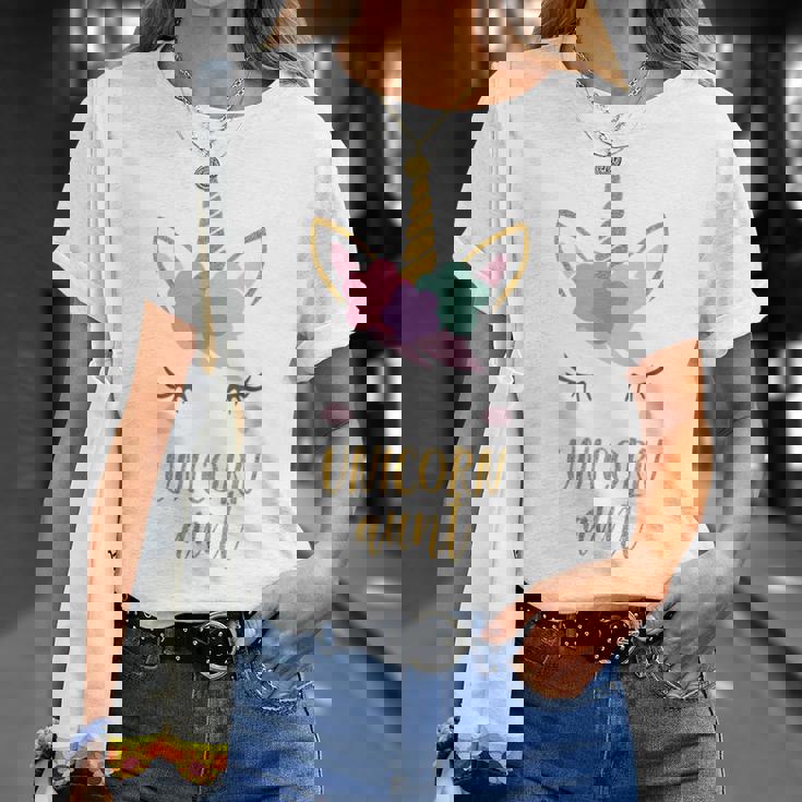 Aunt ユニコーン シャツ かわいい ユニコーン 叔母 ギフト Tシャツ 彼女への贈り物