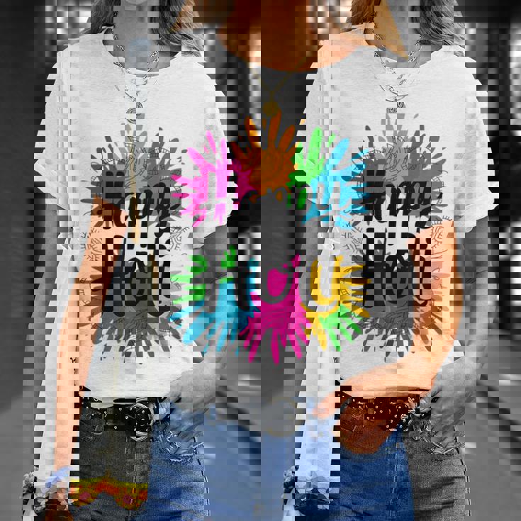 Bura Na Mano Holi Hai India Hindu Colors Happy Holi Festival Tシャツ 彼女への贈り物