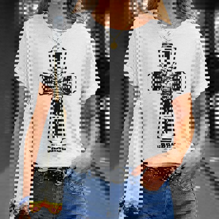 メンズ Dogtown Garage Cross クリスチャンtシャツ Tシャツ 彼女への贈り物