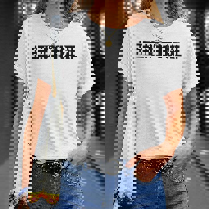 Electrical – Professional Electriciantaff Uniform Tシャツ 彼女への贈り物