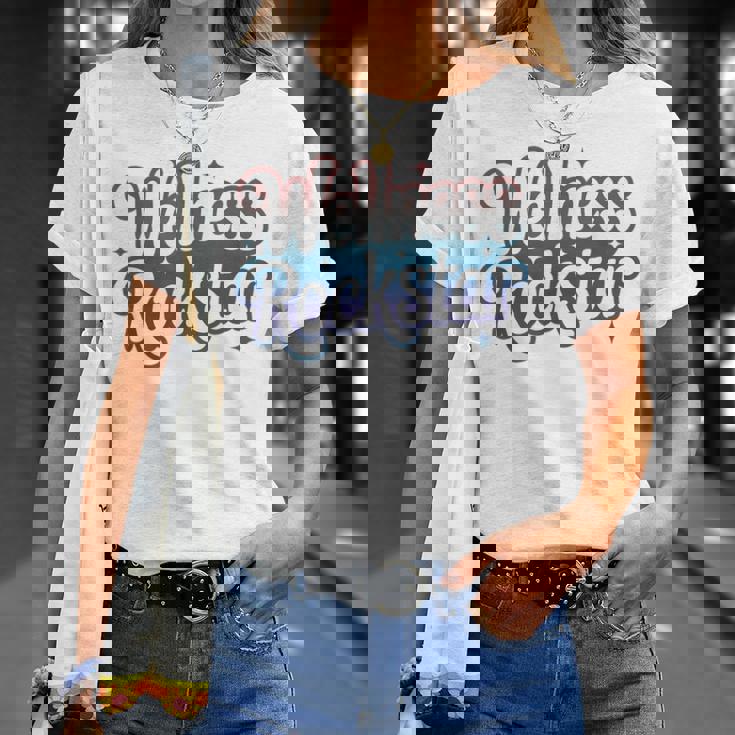 Epic Team Wellness Rockstarquad ヨガクラス フィットネス Tシャツ 彼女への贈り物