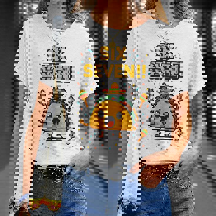 Gamer Taco Six Seven Cinco De Mayo 67 Mexican Fiesta T-Shirt Gifts for Her