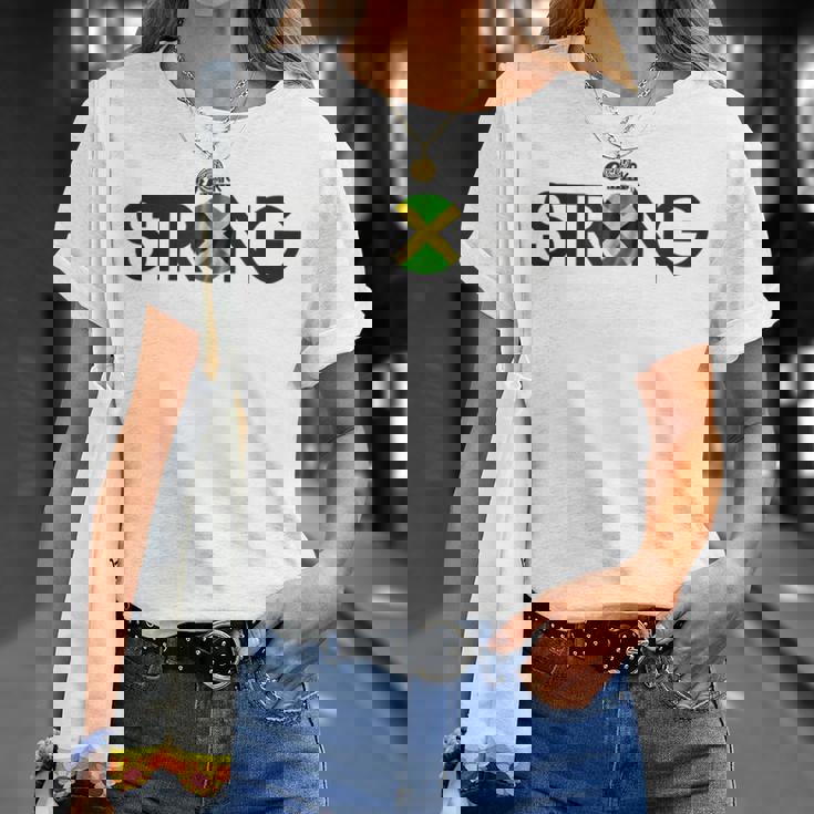 Jamaica Strong – Inspirational Jamaican Unity Tee T-Shirt Gifts for Her