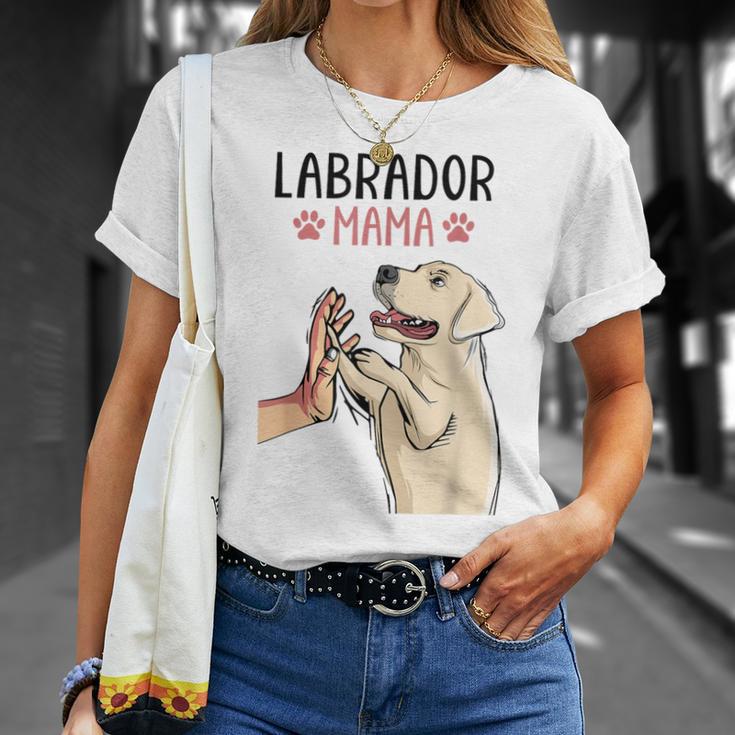 Labrador Mama Cani Donne Festa Della Mamma Donne Maglietta Regalos para ella