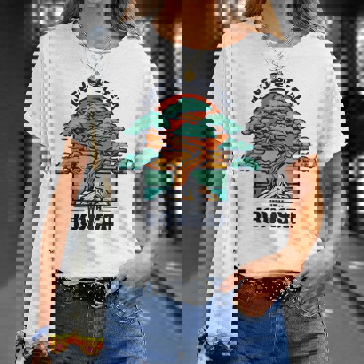 Life Is Better With Bonsai 屋内 盆栽 盆栽ポット 盆栽 Tシャツ 彼女への贈り物