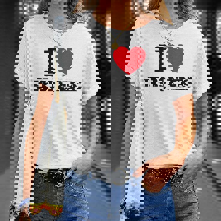 I Love Bbq リブ Tシャツ 彼女への贈り物