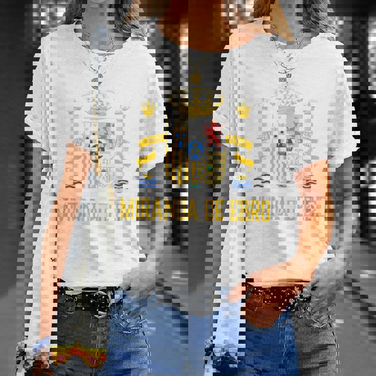 Miranda De Ebro España España Camiseta unisex Regalos para ella
