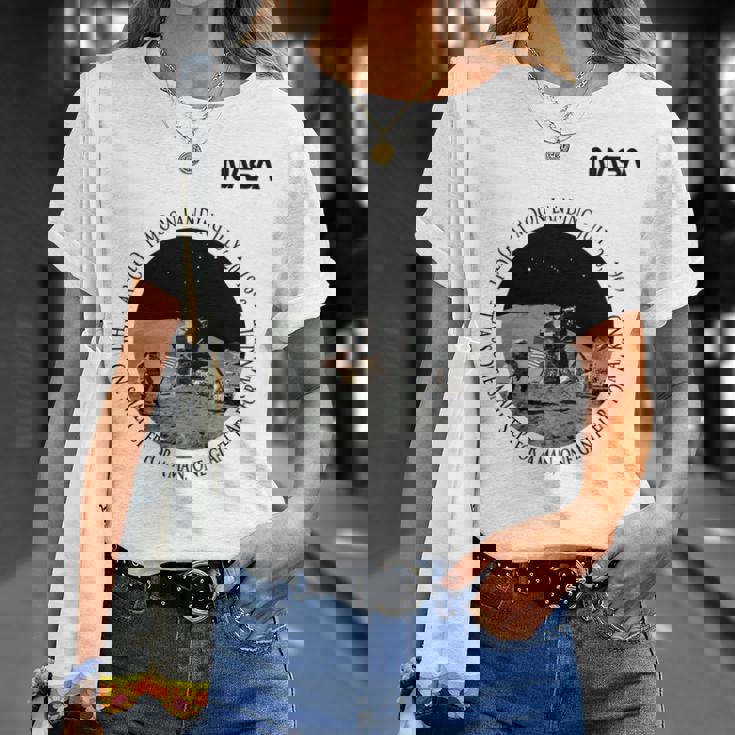 Nasa アポロ11号 月面着陸 1969年7月20日 長袖tシャツ Tシャツ 彼女への贈り物