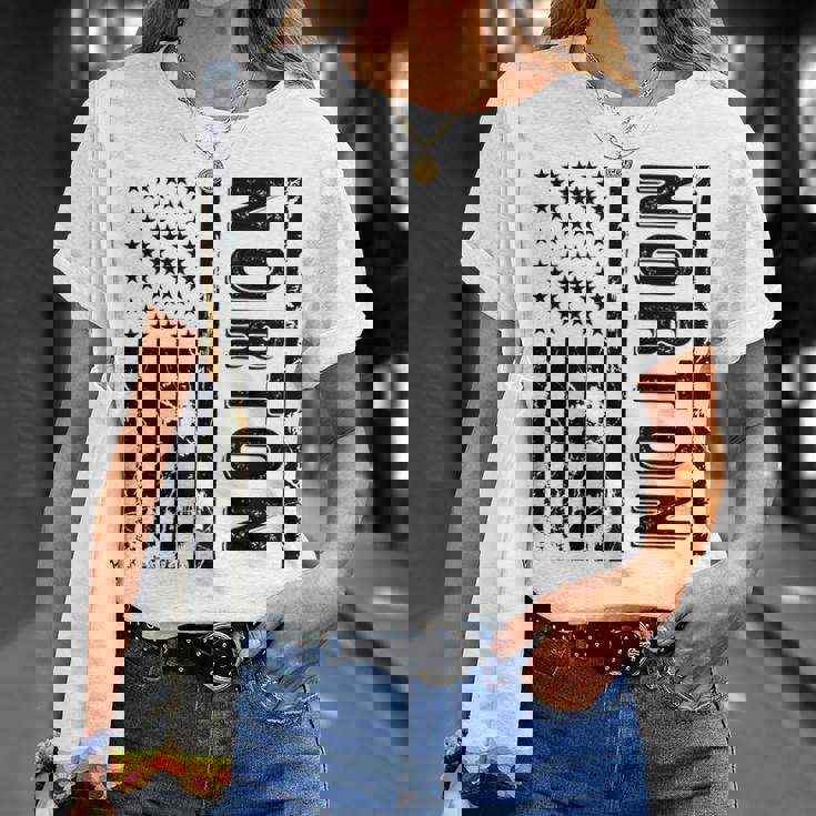 Norton 苗字 urname Team Norton Family Reunion 長袖tシャツ Tシャツ 彼女への贈り物