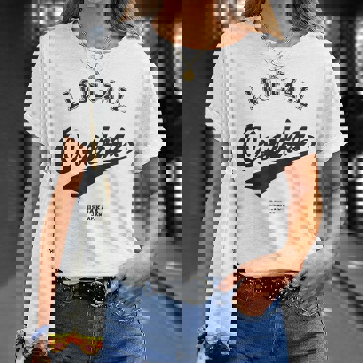 Osaka Local 大阪ローカル 故郷 Tシャツ 彼女への贈り物