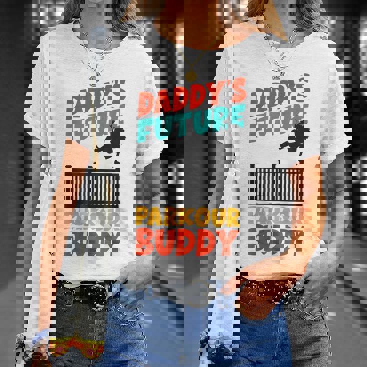 Parkour フリーランニング トレーサー キッズ Daddys フューチャー パルクール Tシャツ 彼女への贈り物