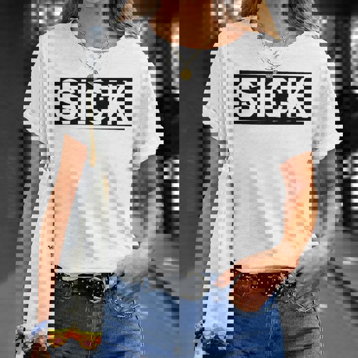 Sick Krank Krass Iickmodeick Tシャツ 彼女への贈り物