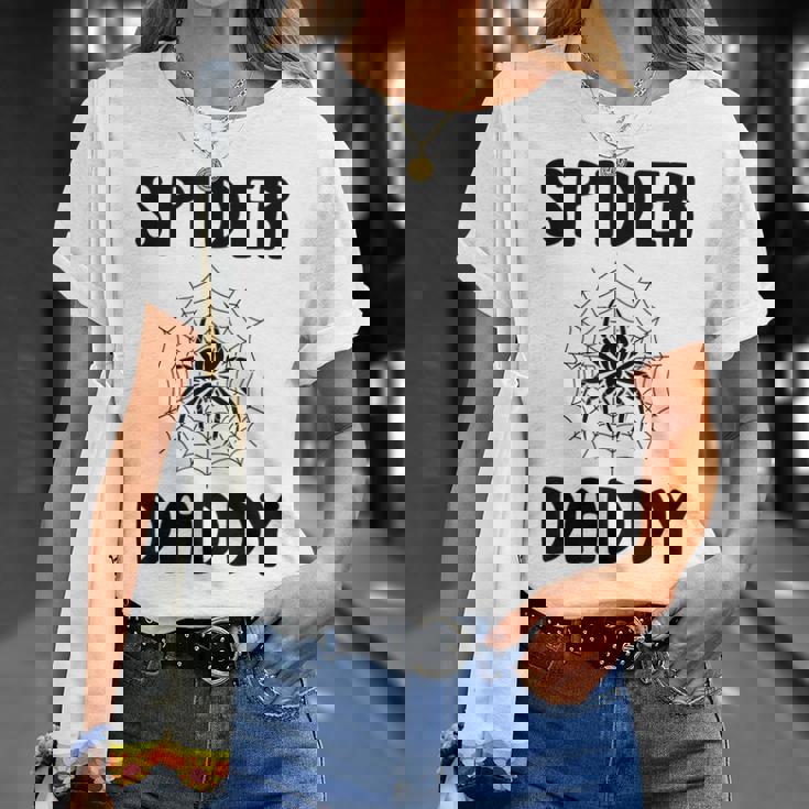 Small Cutepider Man Quotepider Daddy Tシャツ 彼女への贈り物