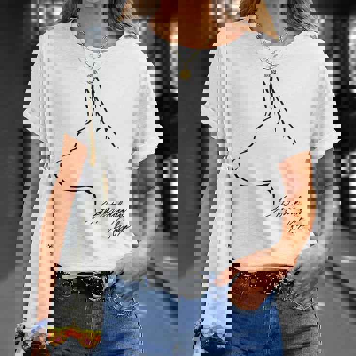 Wilsigns オーストラリアンケルピー インプロファイルドッグギフト Tシャツ 彼女への贈り物