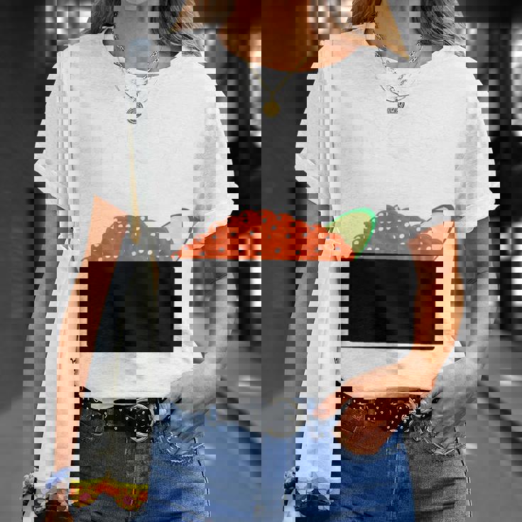 【いくら】イクラ 寿司 おすし 軍艦巻き 可愛い おもしろ 面白い 鮭 魚卵 料理 文字 ネタ ウケ狙い 文字入り 変な Tシャツ 彼女への贈り物