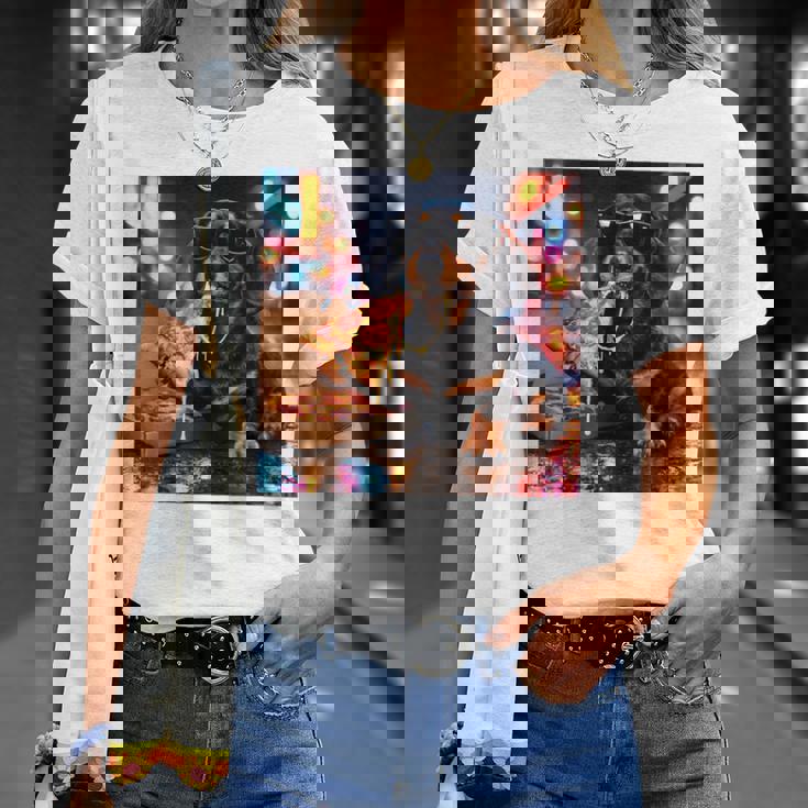 かわいい ダックスフンド 犬 ピザ 面白い 男の子 女の子 コスチューム 大人 ミーム Tシャツ 彼女への贈り物