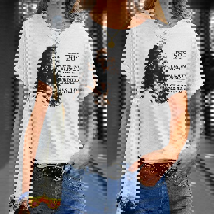 イエスは非武装の黒人だった Tシャツ 彼女への贈り物