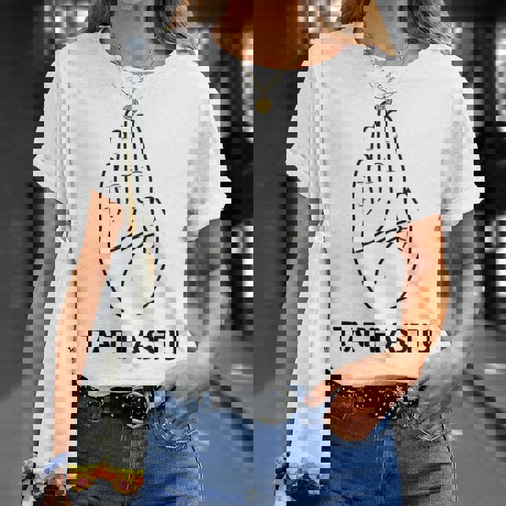 インドのサンスクリット語タタストゥデザイン Tシャツ 彼女への贈り物