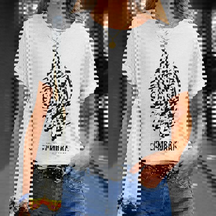 イード・アル・フィトル・イード・ムバラク・ムスリム・ホリデー・イスラム・ファスティング Tシャツ 彼女への贈り物