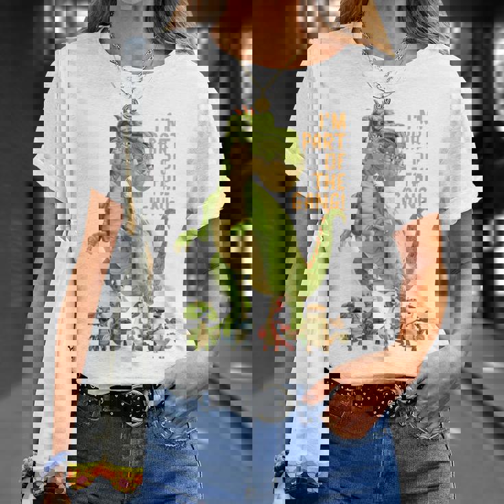 キッズ ギガントサウルス、最大の恐竜-カラフルで楽しいデザイン Tシャツ 彼女への贈り物