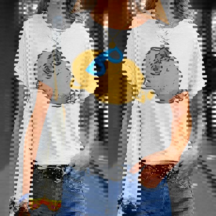 サングラスでかわいいポテチ リラックスポテチ Tシャツ 彼女への贈り物