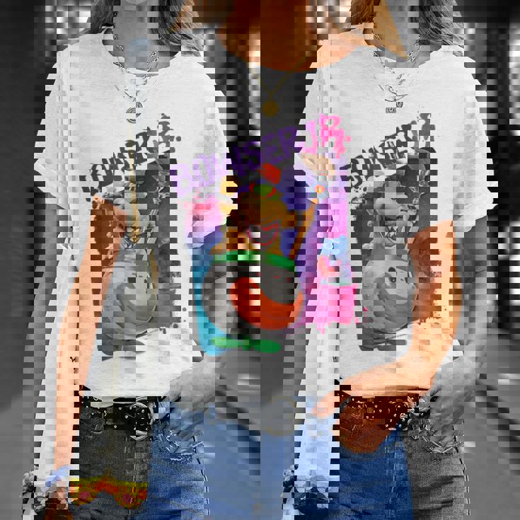 ザ・スーパーマリオギャラクシー・ムービー Bowser Jr Takes Over Tシャツ 彼女への贈り物