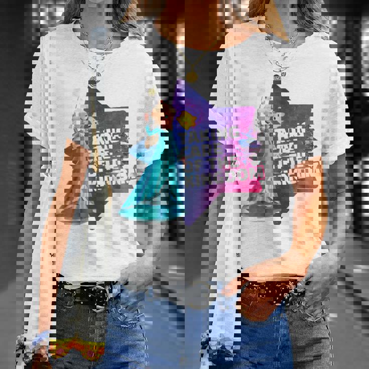 ザ・スーパーマリオギャラクシー・ムービー Rosalina Taking Care Tシャツ 彼女への贈り物