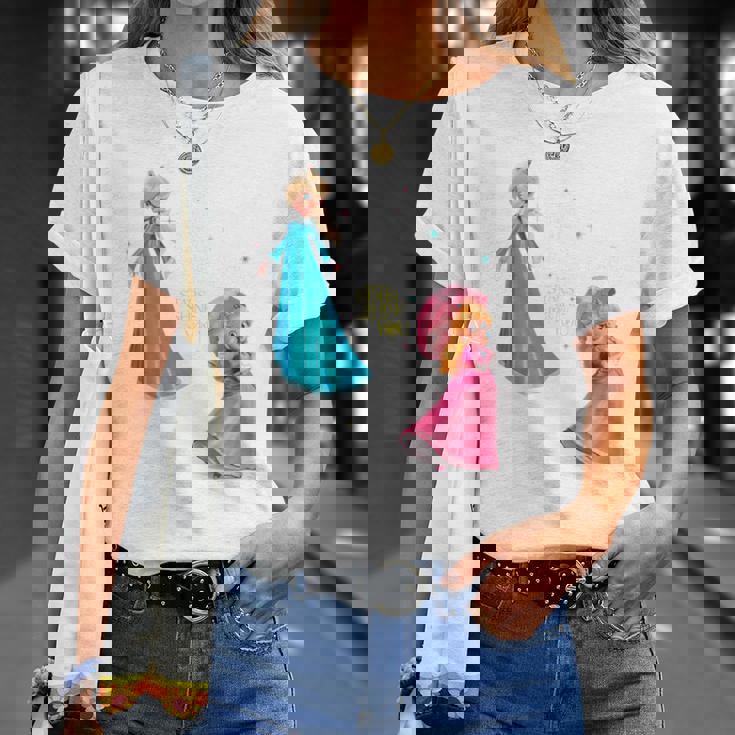 ザ・スーパーマリオギャラクシー・ムービーtarry Princess Duo Tシャツ 彼女への贈り物