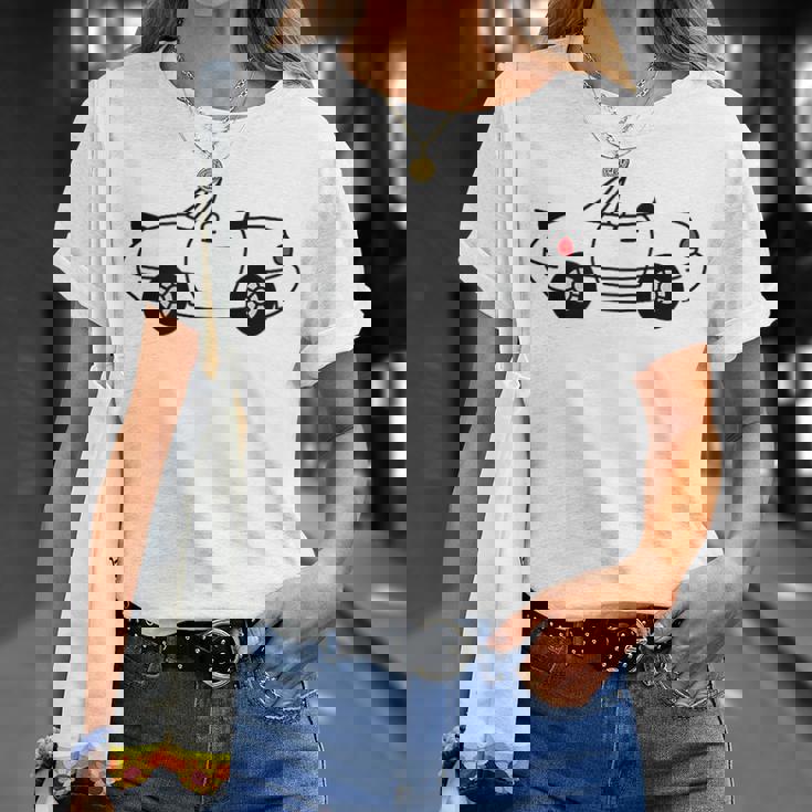 ジャパニーズホワイト スポーツカー Jdm オートクロス レーシングロードスター Tシャツ 彼女への贈り物