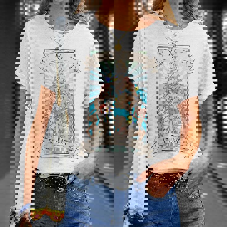 タロットカード オタク アヘ顔 Lewd 変態アニメ オカルト異教徒 ウィッカ Tシャツ 彼女への贈り物