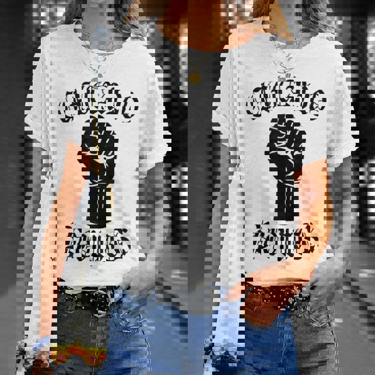 チカーノパワー メキシコ メキシコ ラティーナ ラテンクス ラザノ ラ ミグラ Tシャツ 彼女への贈り物