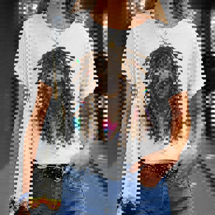 ドレッド ヒップホップ レゲエ 動物 ナマケモノ Tシャツ 彼女への贈り物