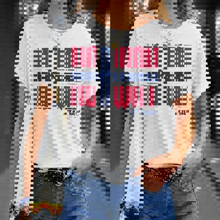 ノルウェーの国旗またはノルウェーの日のノルウェーの国旗 Norway Flag Yttende Mai Tシャツ 彼女への贈り物