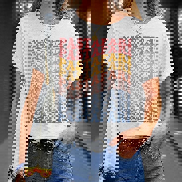 パスタファリ フライングスパゲッティモンスター Fsm グルービー Tシャツ 彼女への贈り物