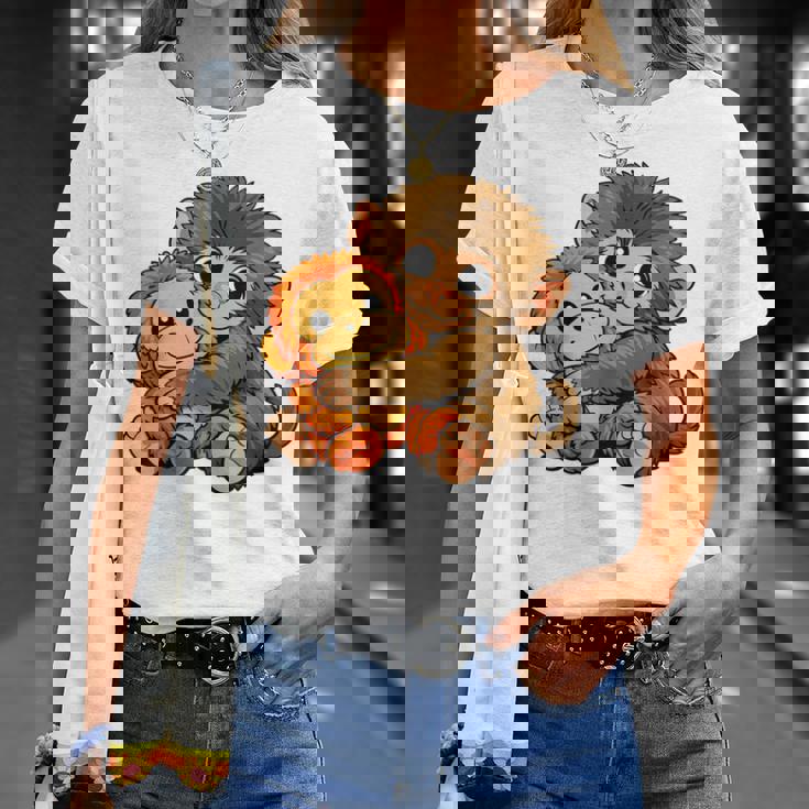 パンチ君 廃猿 日本 動物園 パンチ ぬいぐるみ Tシャツ 彼女への贈り物