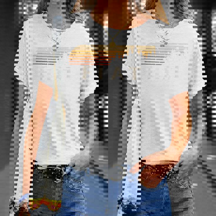 フィアット、Ks ヴィンテージ エバーグリーン サンセット 80年代 レトロ Tシャツ 彼女への贈り物