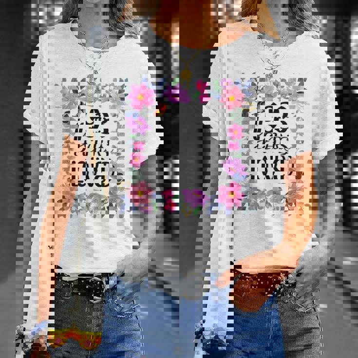 フローラル 93歳 誕生日プレゼント 男性 女性 93歳 愛用 Tシャツ 彼女への贈り物